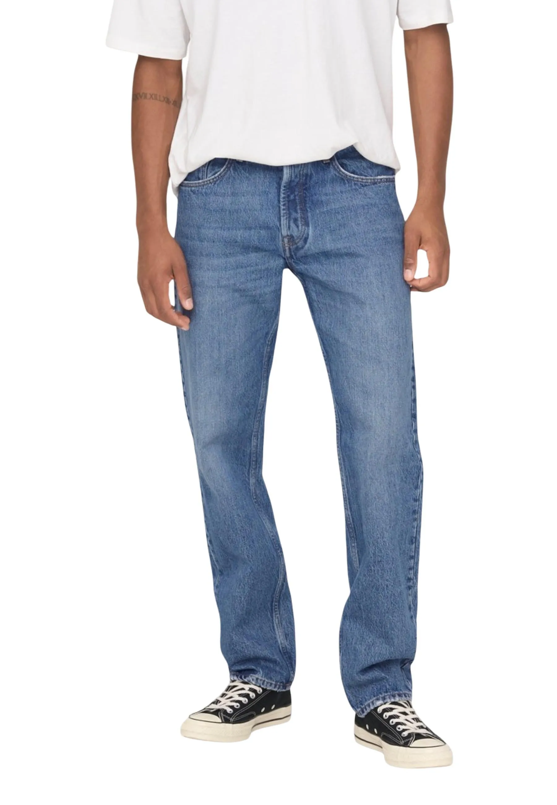 Herren Jeans Azurblau 495391