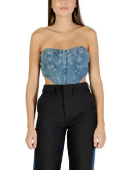 Azurblaues COLCCI Damen Top mieten – Flex-Fashion Verleih