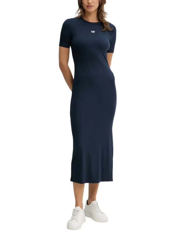 Calvin Klein Jeans Damen Kleid Blau | online kaufen