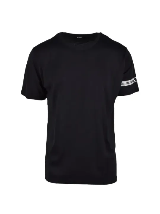 Schwarzes CNC-Logo-T-Shirt