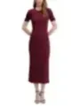 Calvin Klein Jeans Damen Kleid Bordeaux | online kaufen