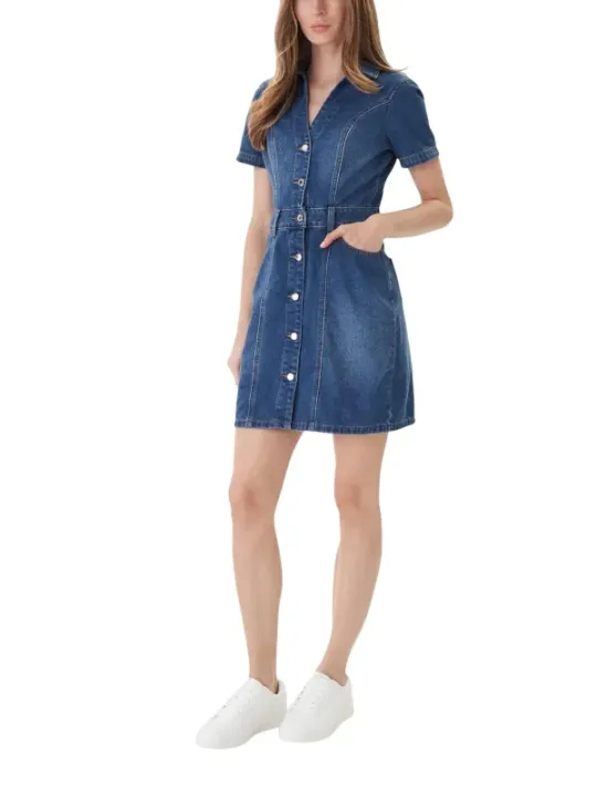 Morgan De Toi Damen Kleid Azurblau | online kaufen