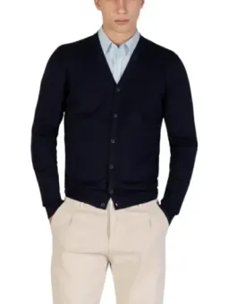 Yos Herren Cardigan Blau | online kaufen