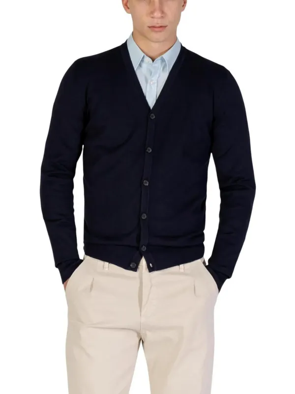 Yos Herren Cardigan Blau | online kaufen
