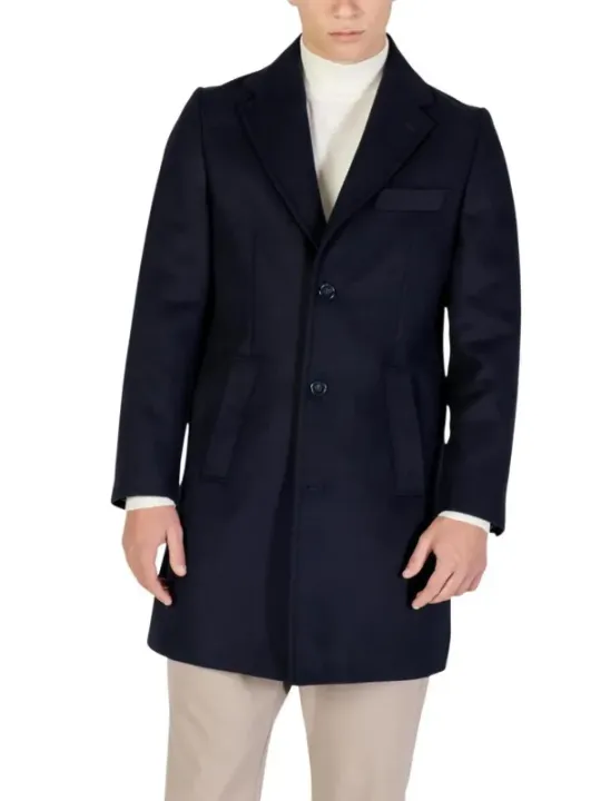 Yos Herren Mantel Blau | online kaufen
