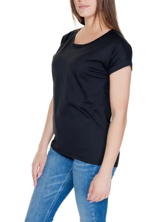 Schwarzes Vila Damen T-Shirt