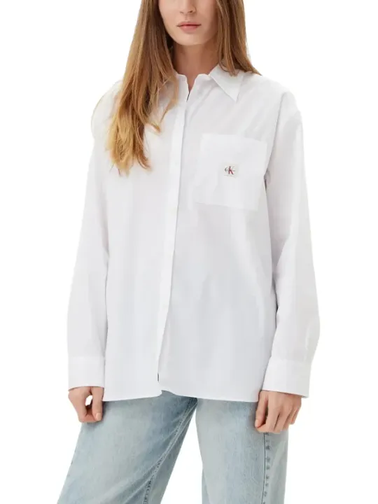 Calvin Klein Jeans Damen Hemd Weiß | online kaufen