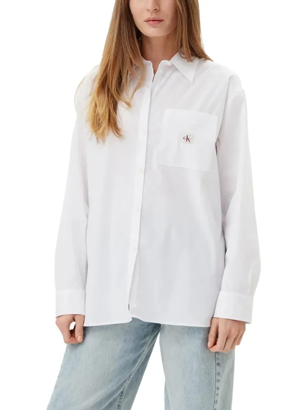 Calvin Klein Jeans Damen Hemd Weiß | online kaufen