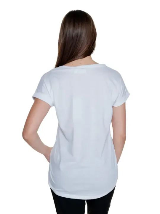 Weißes Vila Bio-Baumwoll T-Shirt