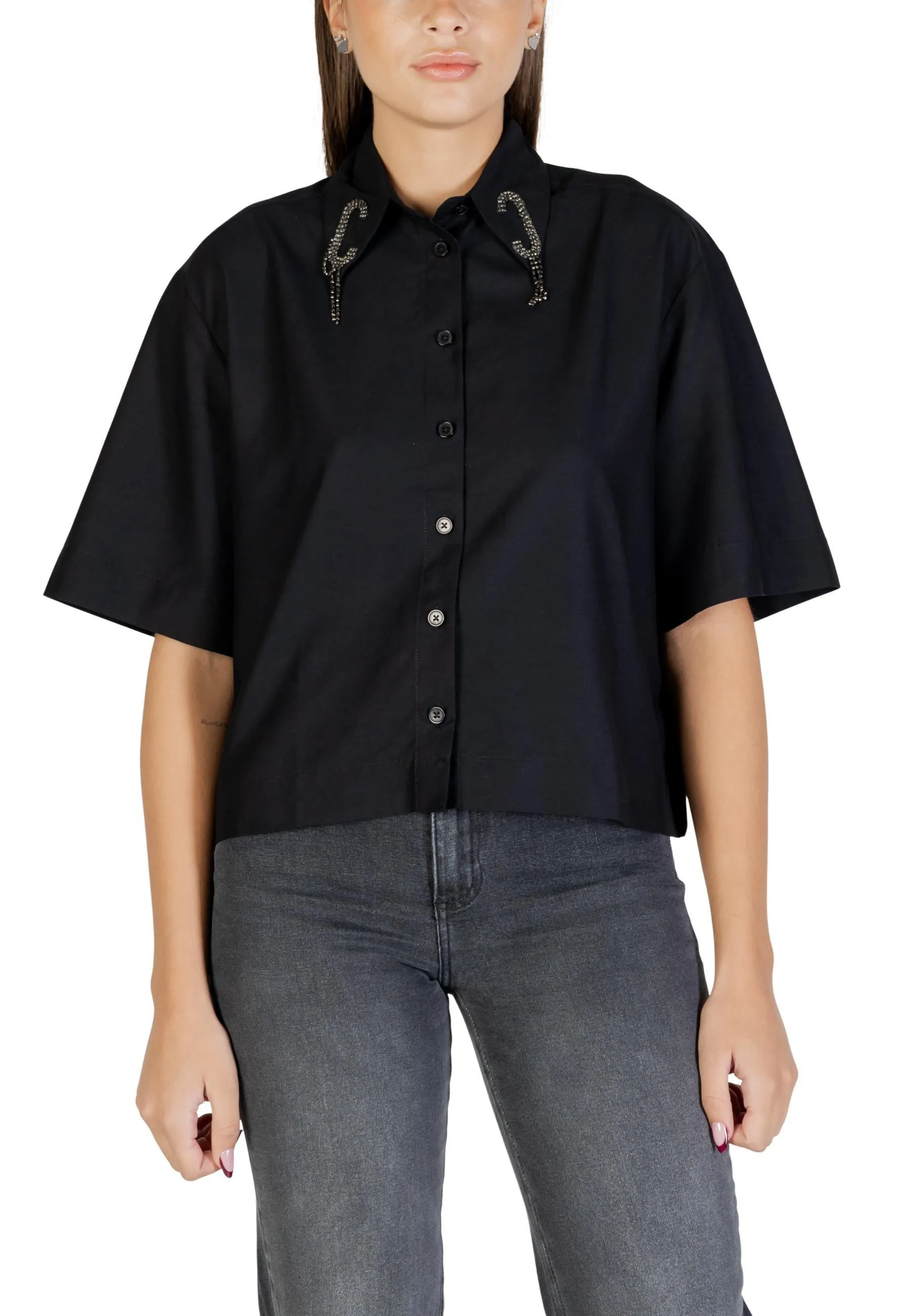COLCCI Damen Hemd Schwarz 495284