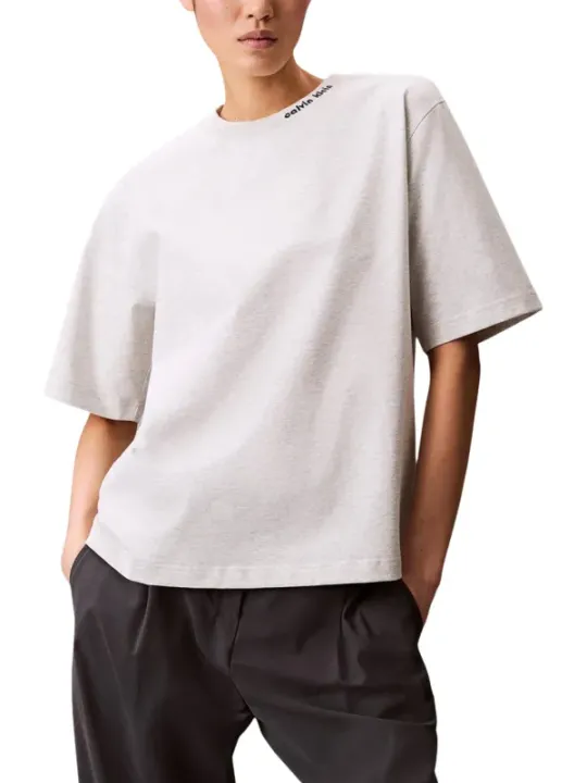 Calvin Klein Jeans Damen T-Shirt Grau | online kaufen