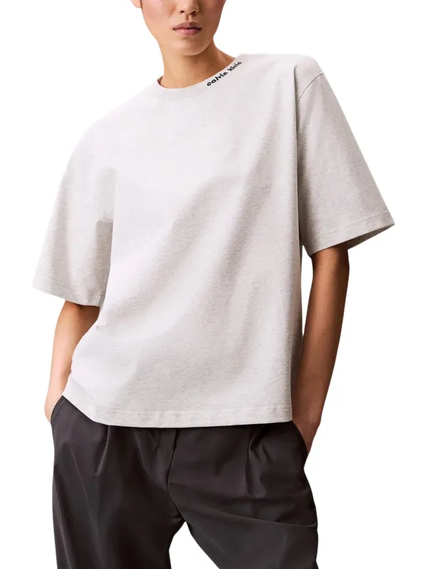 Calvin Klein Jeans Damen T-Shirt Grau | online kaufen