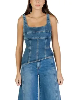 Azurblaues COLCCI Damen Top mieten – Flex-Fashion Verleih