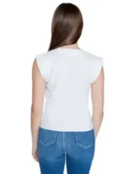 Weißes Calvin Klein Kurzarm-T-Shirt