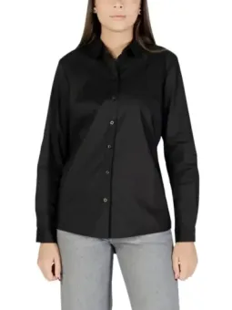 Jacqueline De Yong Damen Hemd Schwarz mieten - Flex-Fashion