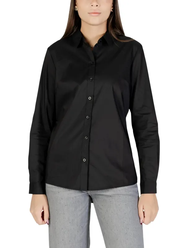 Jacqueline De Yong Damen Hemd Schwarz | online kaufen