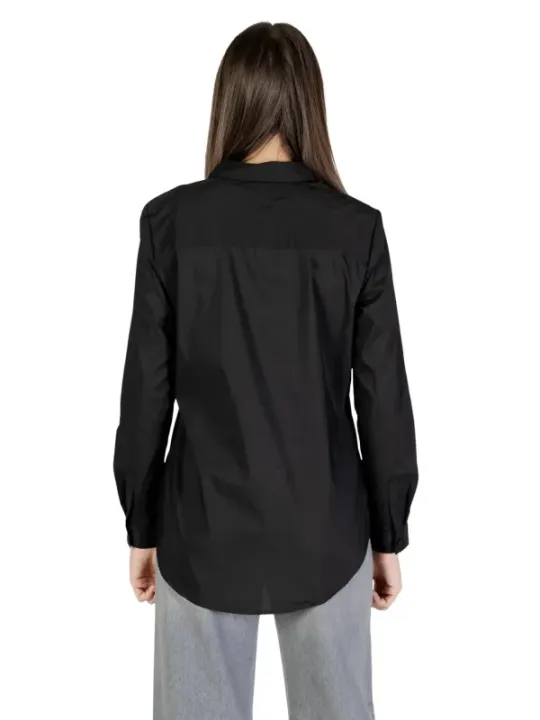 Jacqueline De Yong Damen Hemd Schwarz | online kaufen