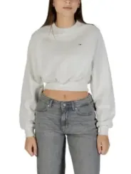 Tommy Hilfiger Jeans Damen Fleece Weiß | online kaufen