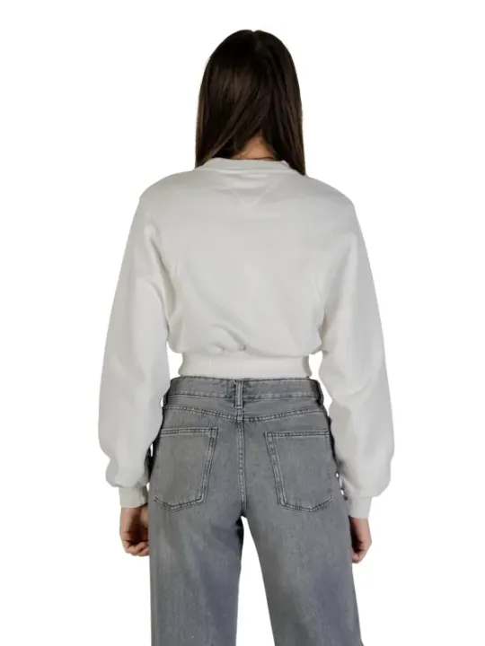 Tommy Hilfiger Jeans Damen Fleece Weiß | online kaufen