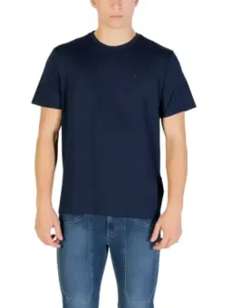 Calvin Klein Herren T-Shirt Blau mieten | Flex-Fashion
