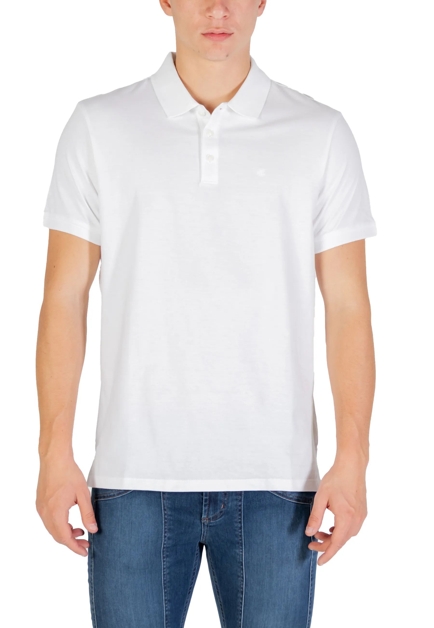 Herren Polo Weiß 494544