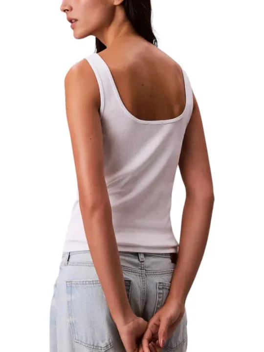 Calvin Klein Jeans Damen Tank-Tops Weiß | online kaufen