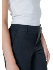 Dunkle graue formelle Damenhose