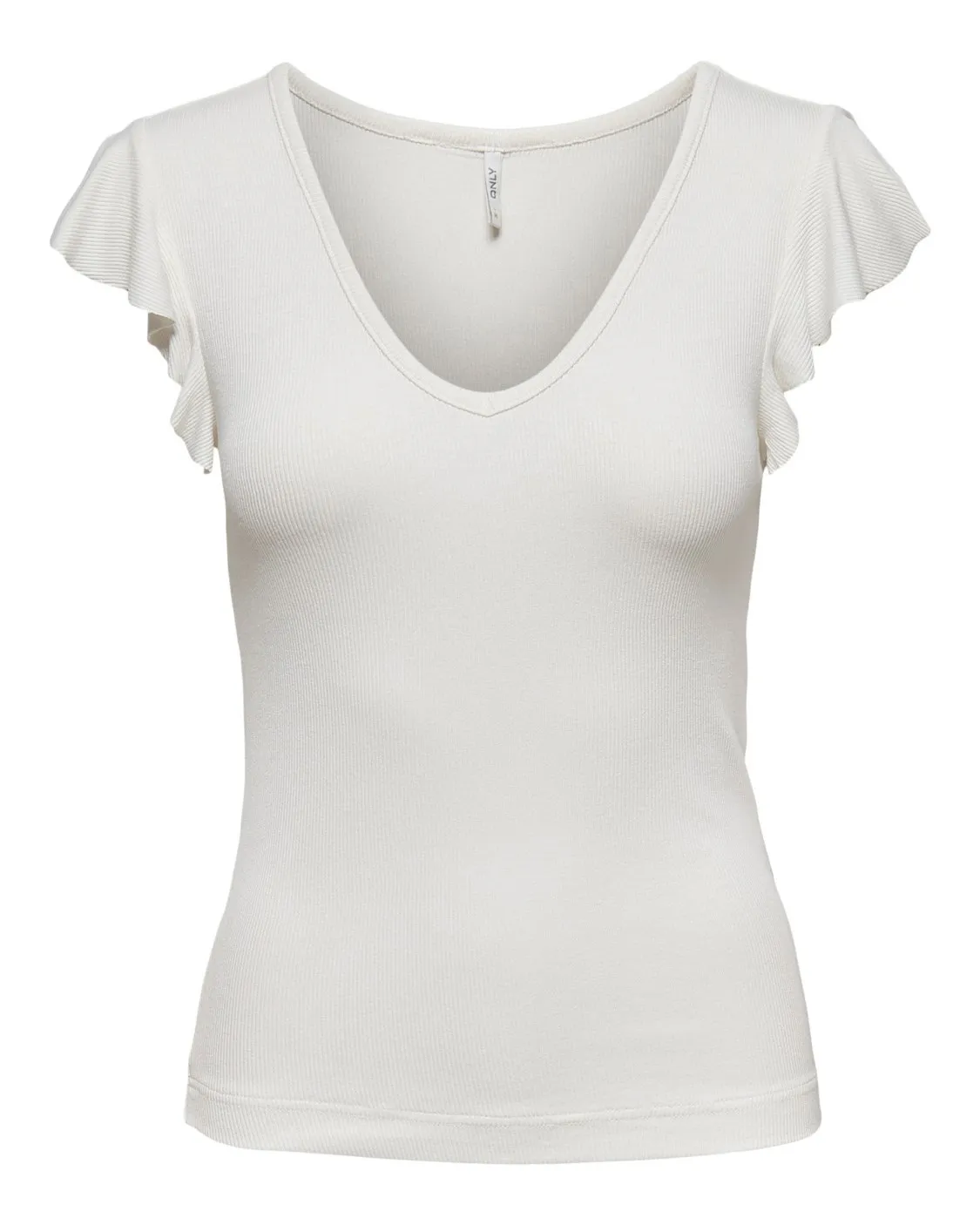 Only Damen T-Shirt Weiß 492904