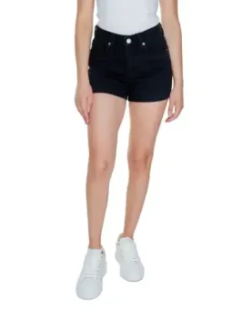 Schwarze Vero Moda Denim-Shorts