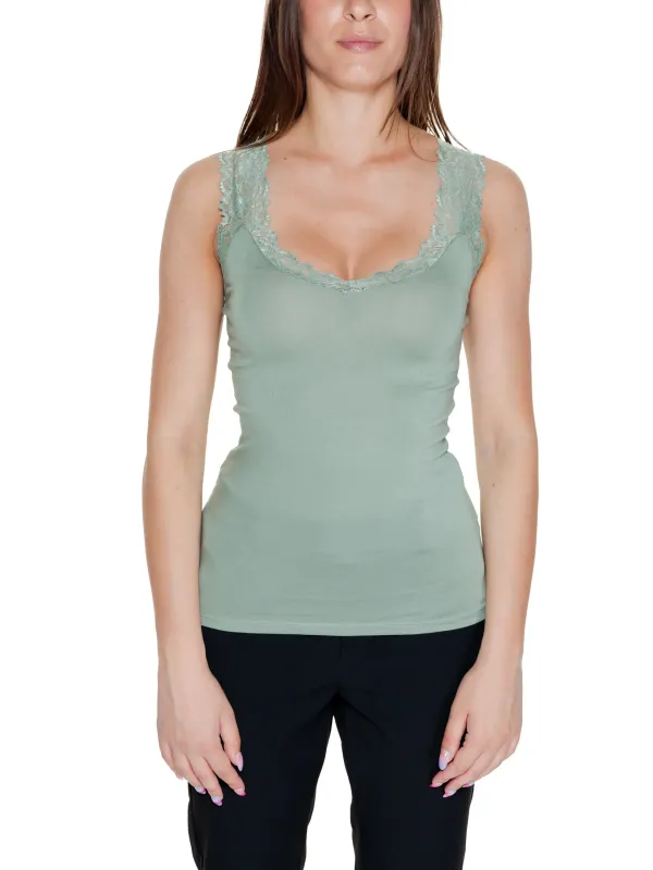Zarte Spitze Racerback Damen Top