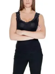 Schwarzes Spitzen-Camisole von Vero Moda