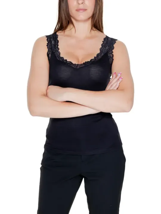 Schwarzes Spitzen-Camisole von Vero Moda