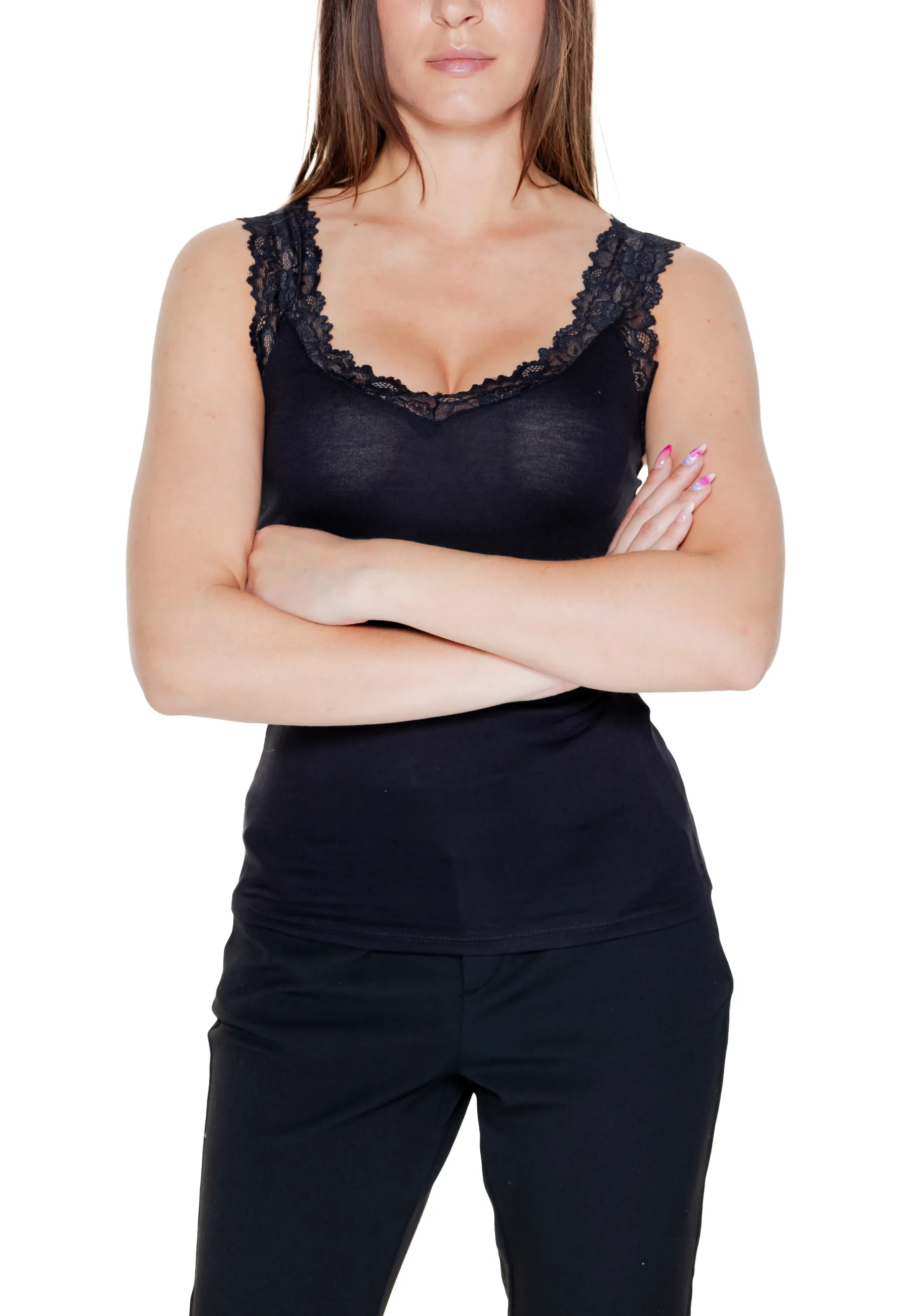Vero Moda Tank-Tops Schwarz 475070
