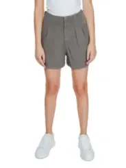 Graue Damen Shorts lässiger Schnitt