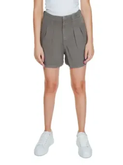Graue Damen Shorts lässiger Schnitt