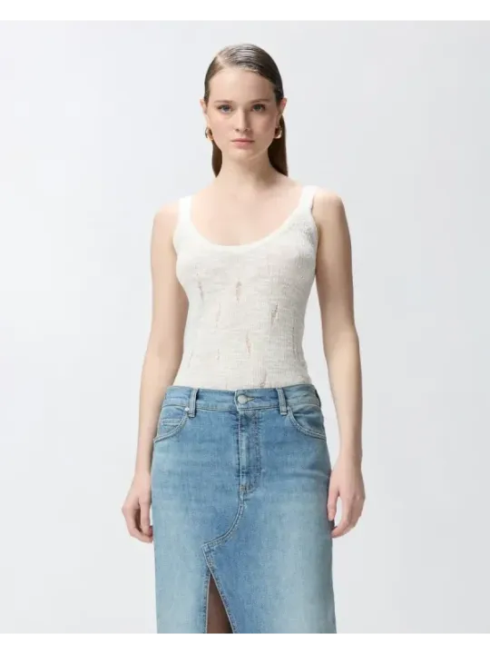 Pinko Damen Tank-Tops Weiß | online kaufen