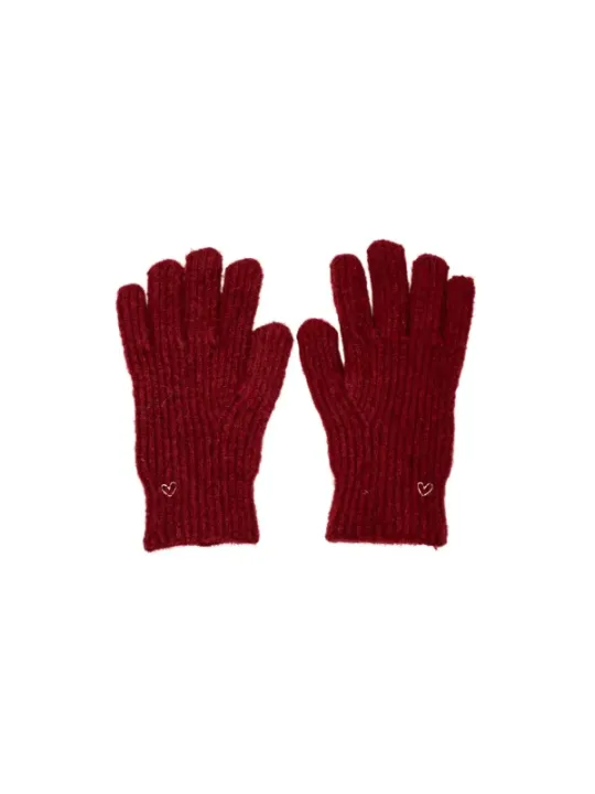 Pieces Damen Handschuh Rot | online kaufen