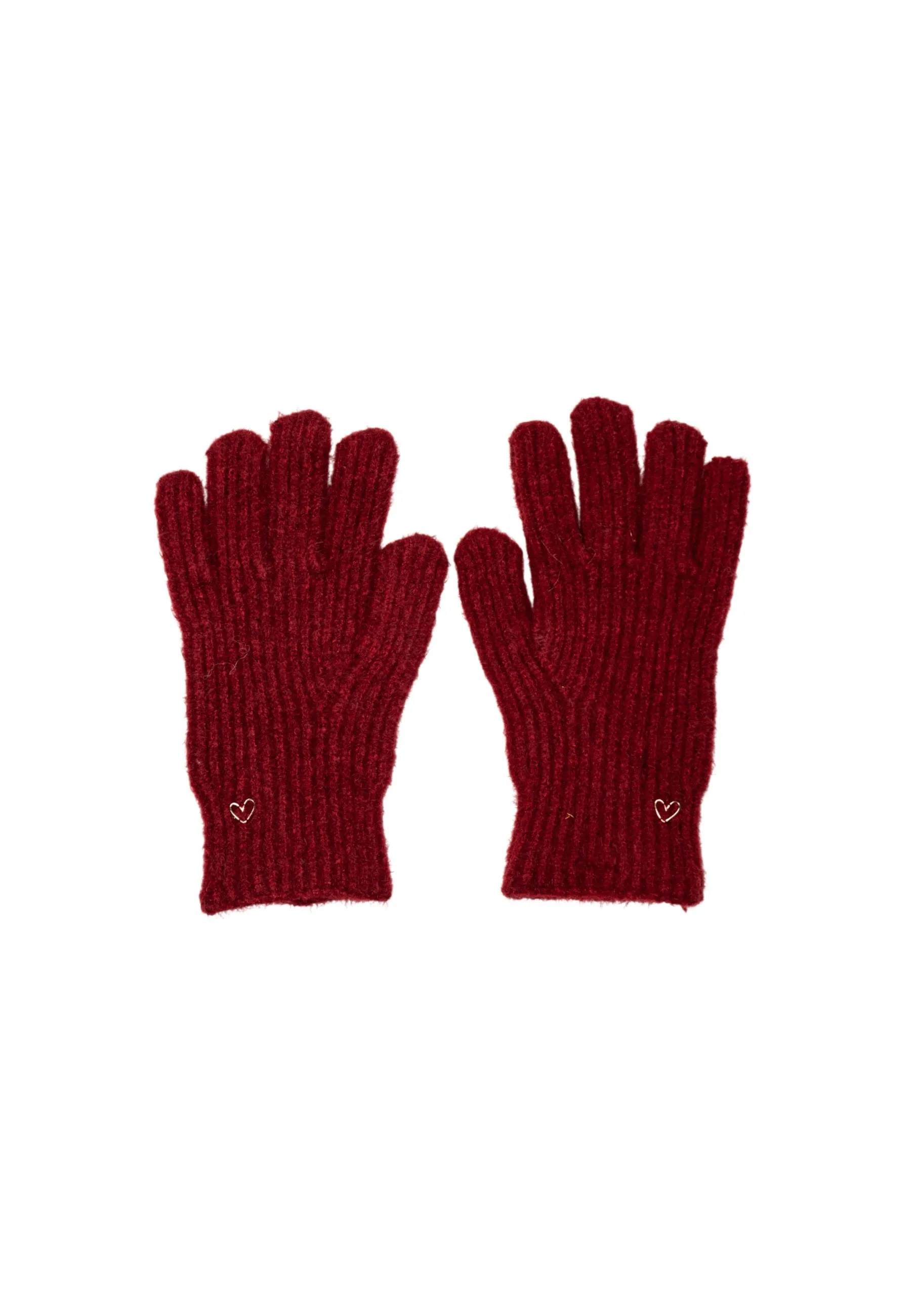 Pieces Damen Handschuh Rot 494227
