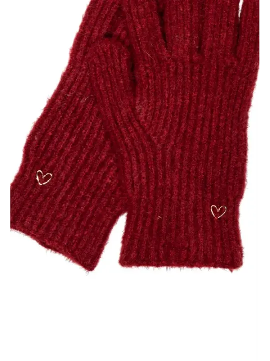 Pieces Damen Handschuh Rot | online kaufen