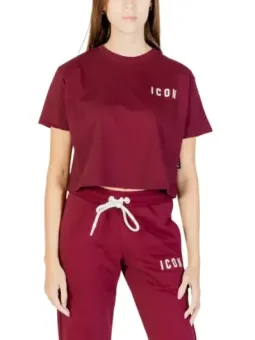 Icon Damen T-Shirt Bordeaux | online kaufen