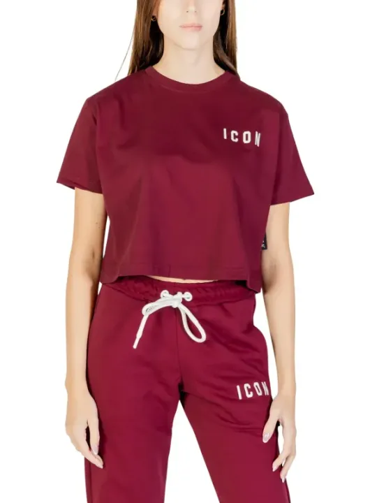 Icon Damen T-Shirt Bordeaux | online kaufen