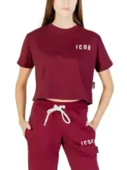 Icon Damen T-Shirt Bordeaux | online kaufen