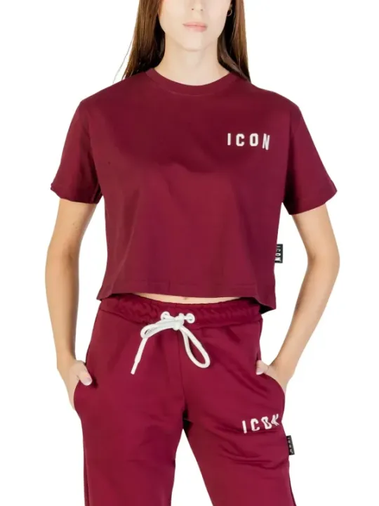 Icon Damen T-Shirt Bordeaux | online kaufen