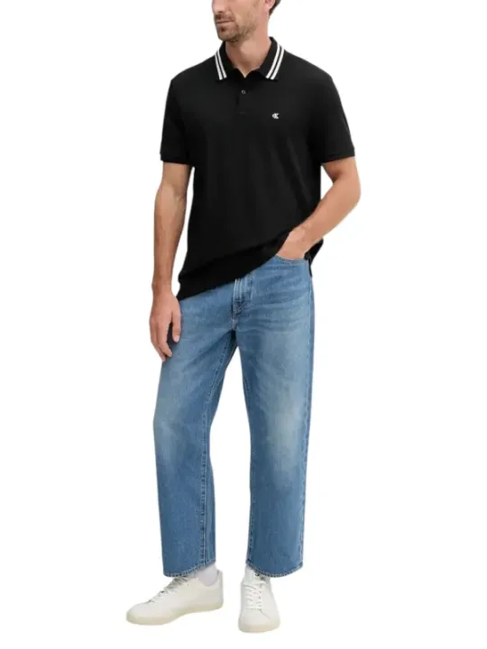 Calvin Klein Jeans Herren Polo Schwarz | online kaufen
