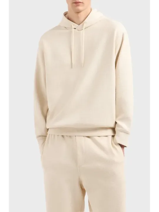 Emporio Armani Herren Fleece Weiß | online kaufen