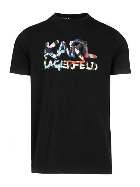 Karl Lagerfeld Herren T-Shirt Schwarz | online kaufen