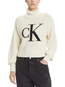 Calvin Klein Jeans Damen Pullover Weiß | online kaufen