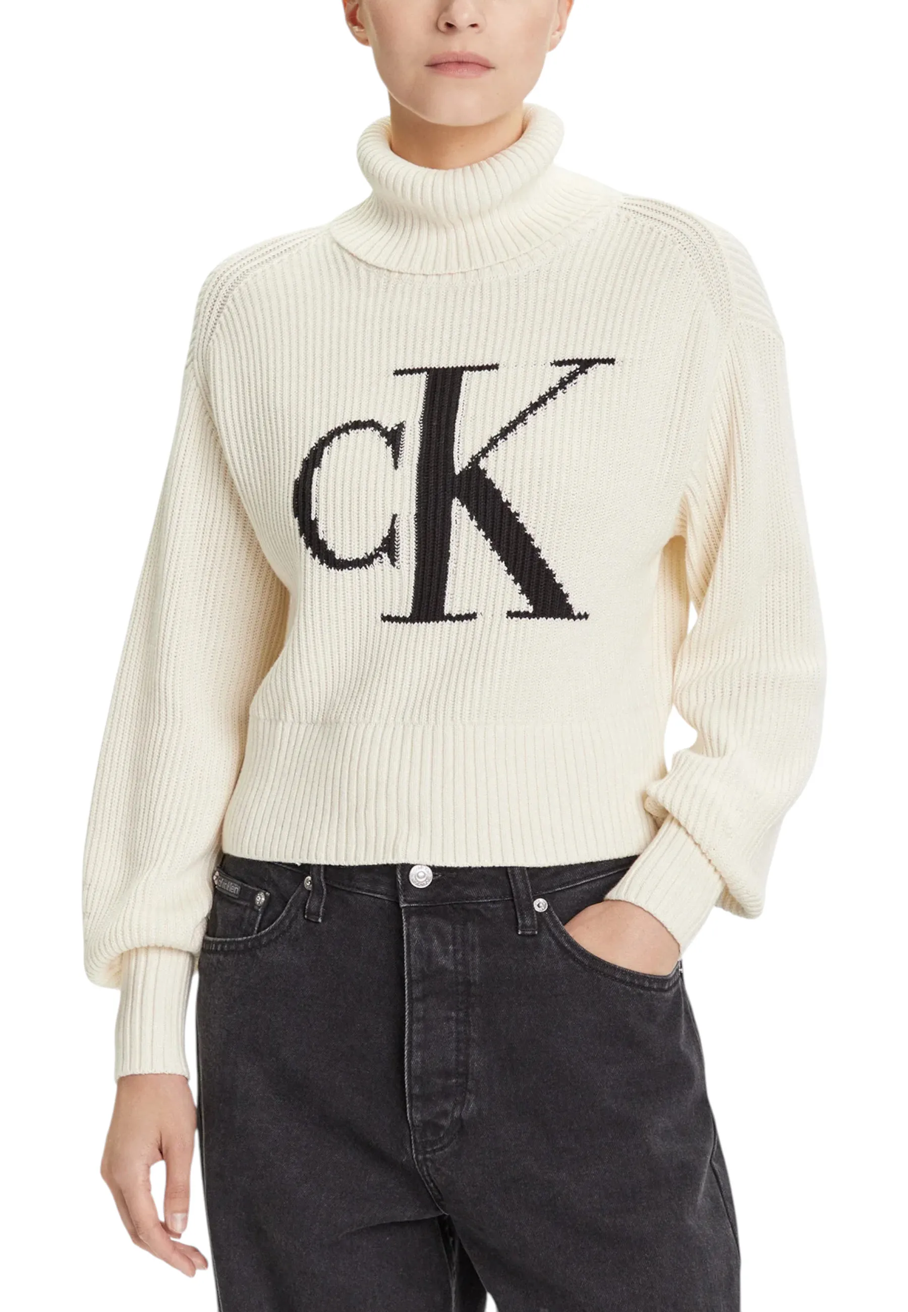 Damen Pullover Weiß 492755