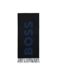 Boss Herren Schal Schwarz | online kaufen