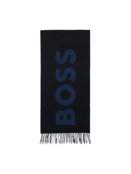 Boss Herren Schal Schwarz | online kaufen